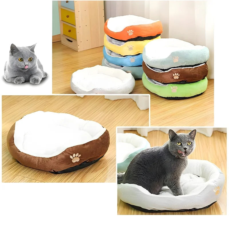 Cozy Washable Pet Bed for Dogs and Cats