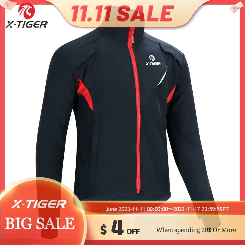 x-tiger-winter-fleece-thermal-cycling-jacket-coat-windproof-bicycle-clothing-autumn-outdoors-sport-cycling-camping-hiking-jacket