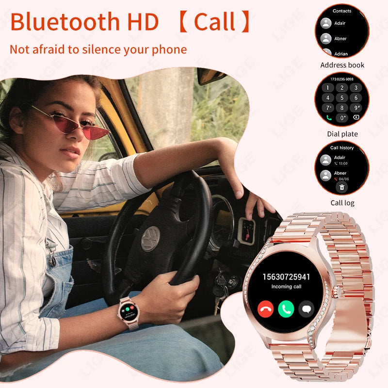 LIGE Smart Watch with Bluetooth Call and Fitness Tracking