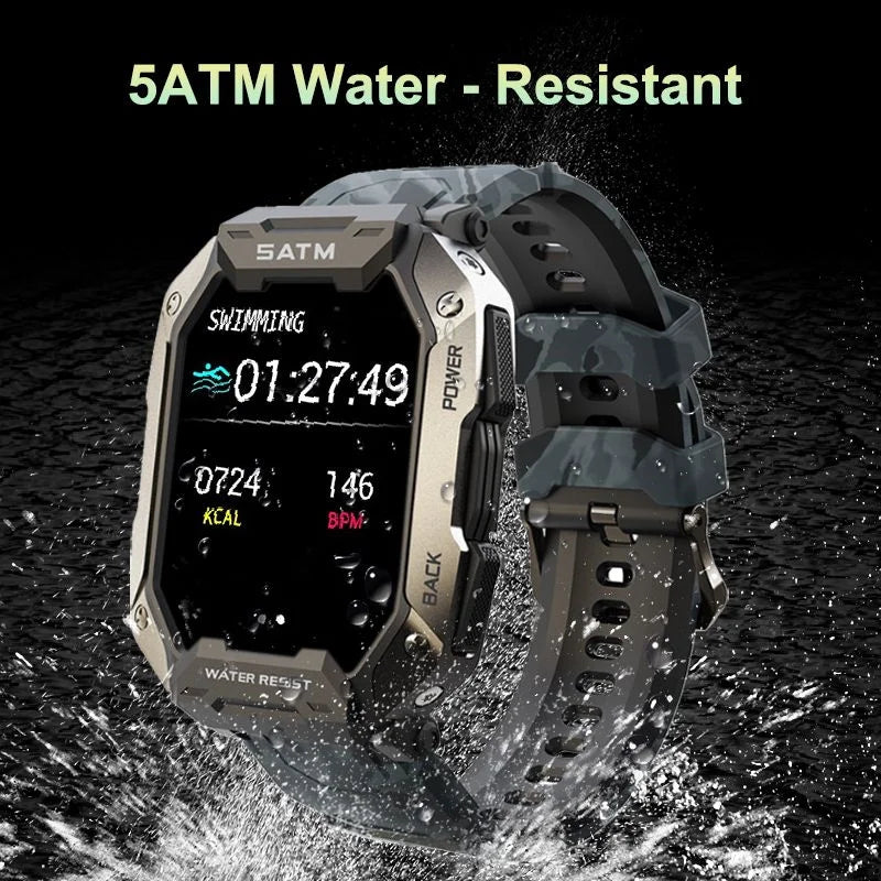 Full Touch 5 ATM Waterproof Smartwatch for Android