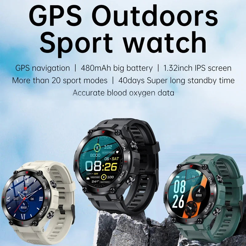 LIGE GPS Smartwatch for Men