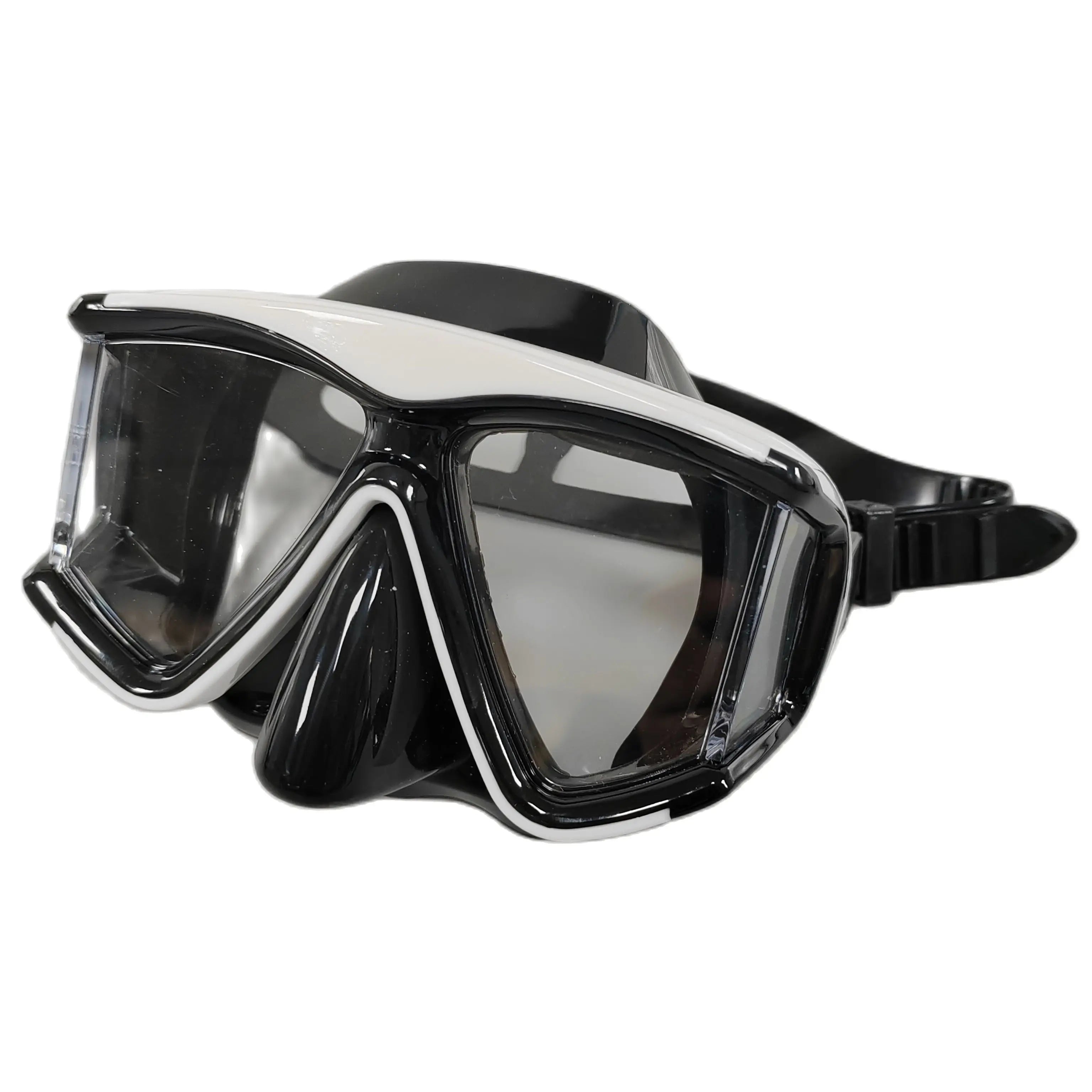 Professional scuba diving mask resin anti-fog snorkeling adult silicone skirt swimming pool equipment