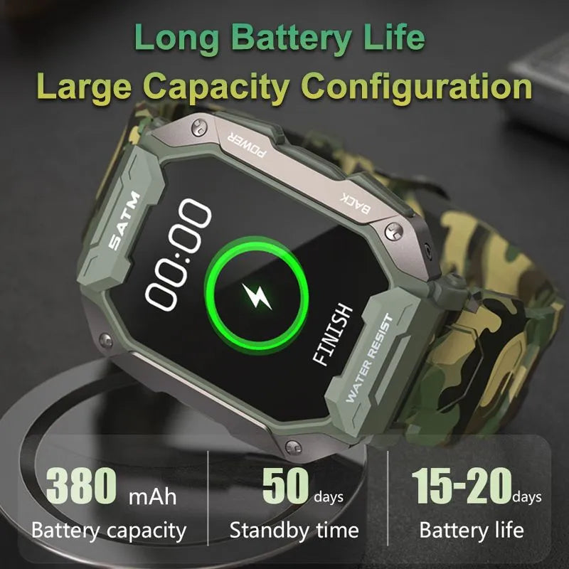 Full Touch 5 ATM Waterproof Smartwatch for Android