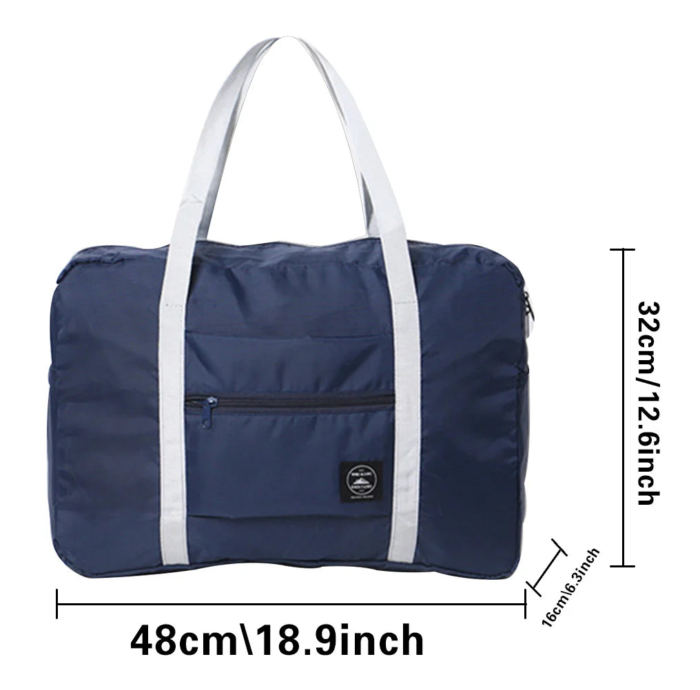 Luggage Travel Bags Nylon Unisex Foldable Large Capacity Bag Pink Letter Series Print Women WaterProof Handbags Men Travel Bags
