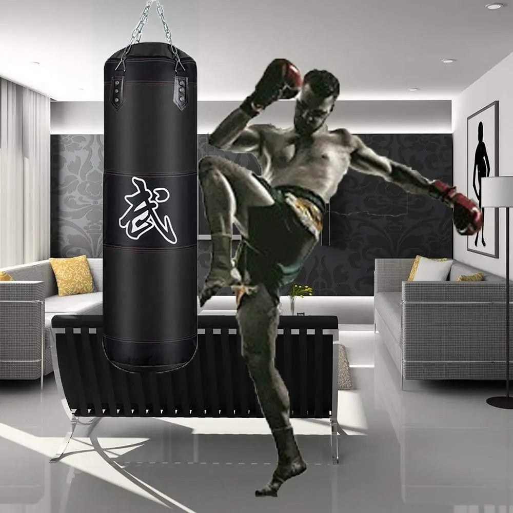 100/120cm Professional Boxing Sandbag for MMA and Kickboxing