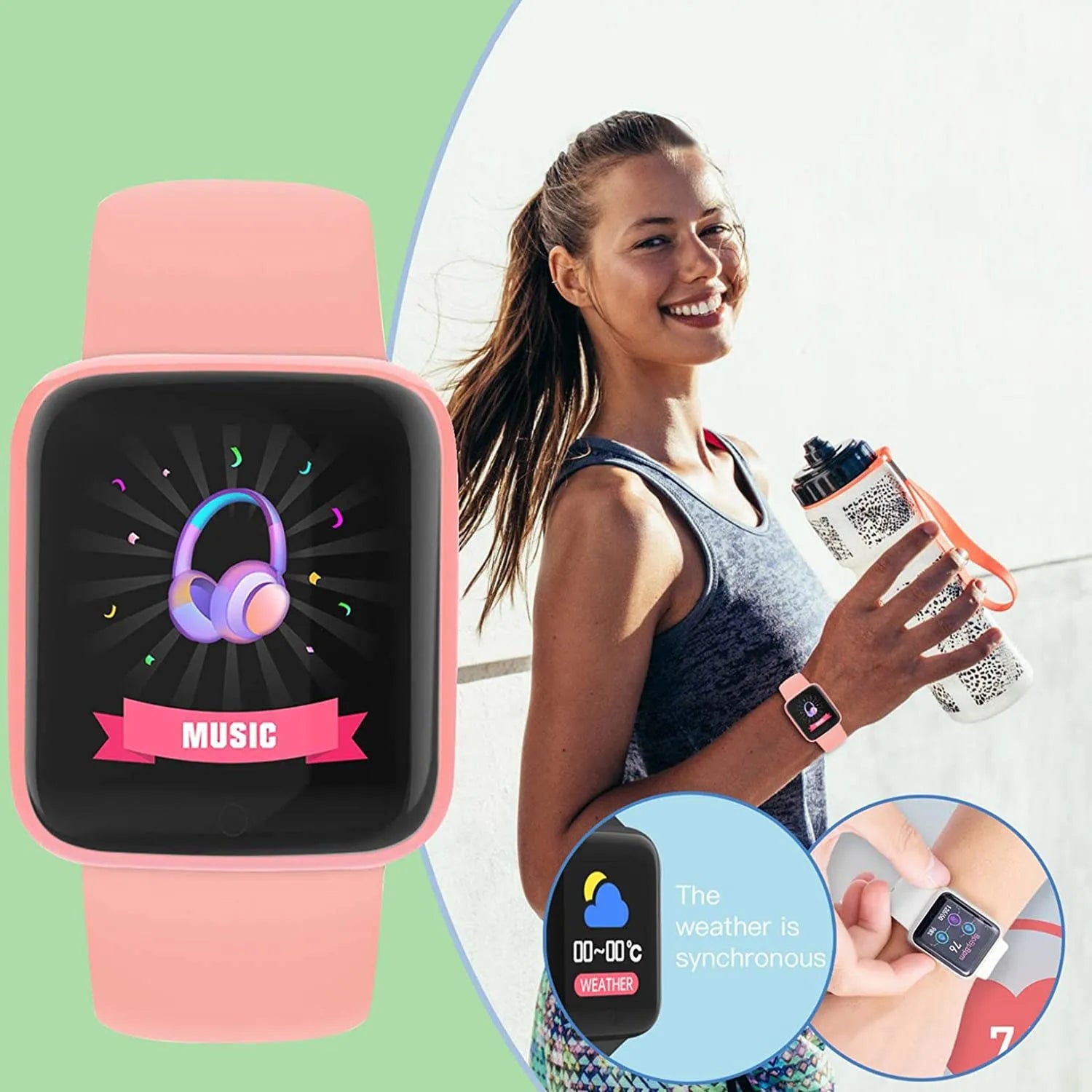 Y68 D20: Multifunctional  Smartwatch for Phone, Music, and Fitness