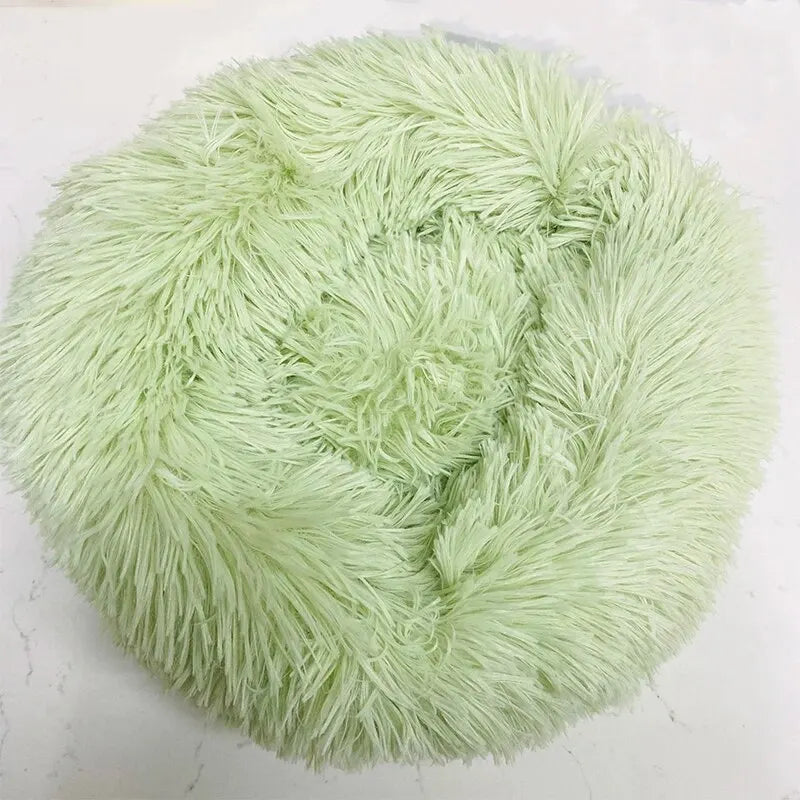 Explore our Cat Nest, a soft shaggy mat ideal for indoor use. This dog and cat bed offers removable, machine-washable features and comes with a cozy pillow for small pets.