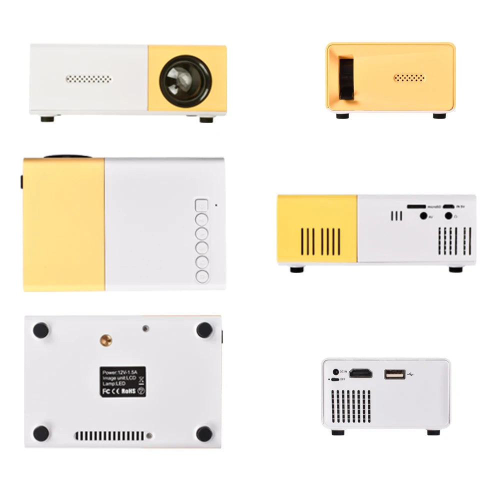 Salange YG300 Pro Mini Projector with 1080P Full HD Support