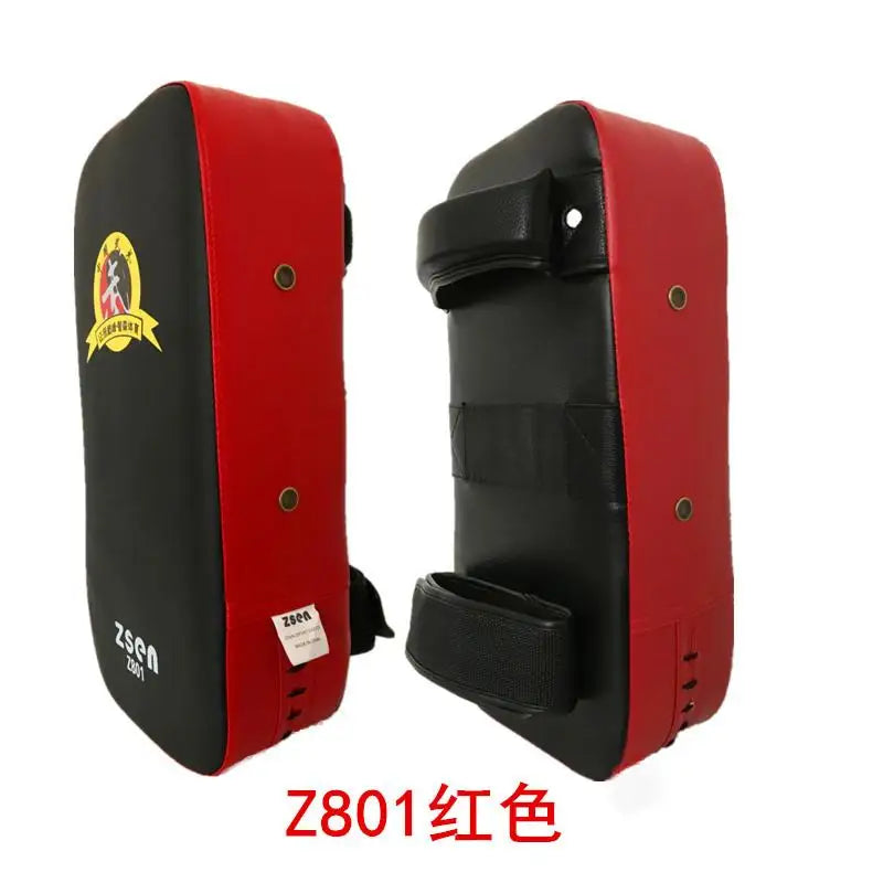 PU Leather Boxing Kick Punch Pad Shield Karate TKD Foot Target Focus Pad Exercise Seismic Vertical Sandbag for Train