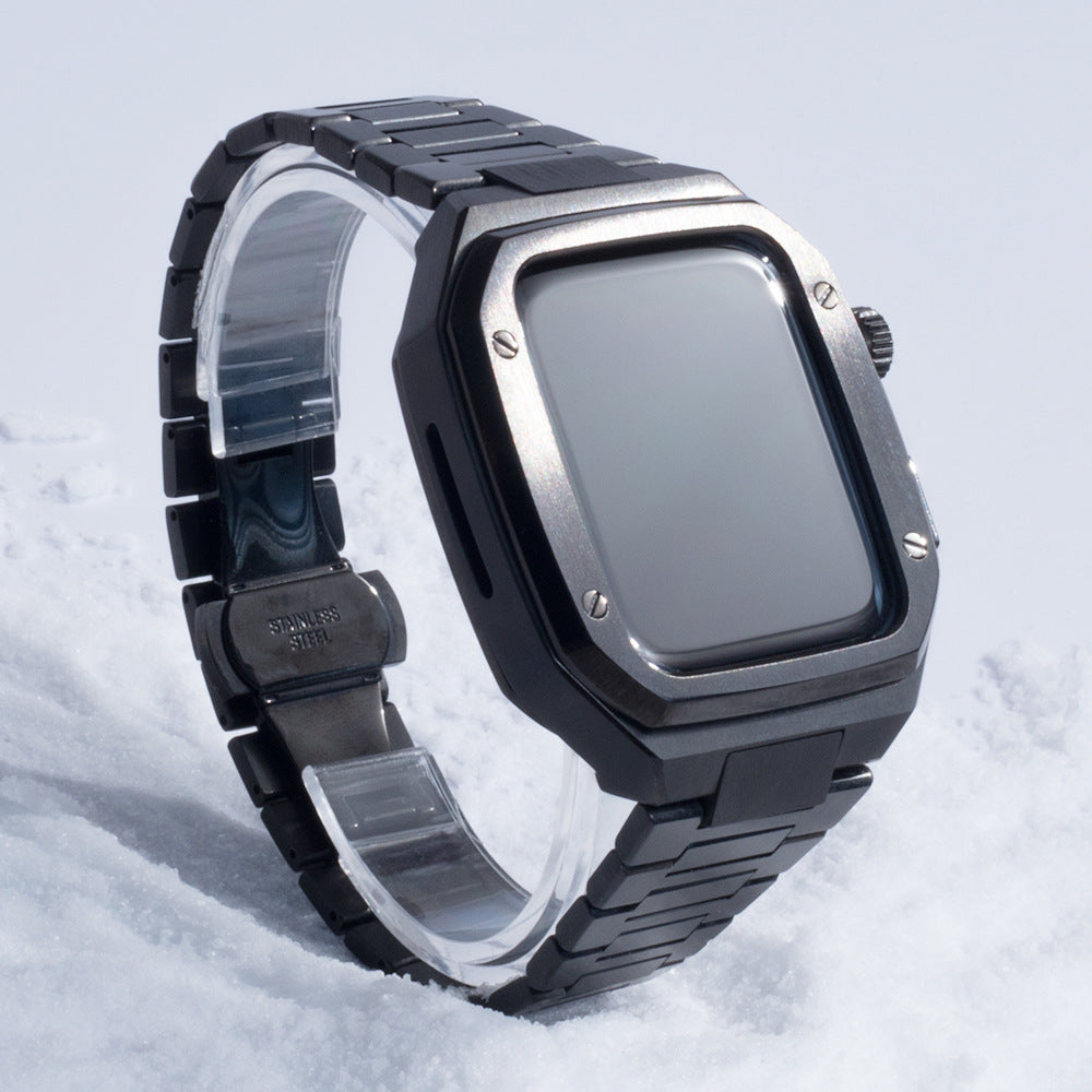 Watch Integrated Stainless Steel Metal Protective Case