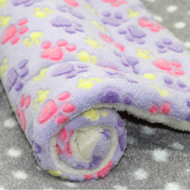Versatile Pet Bed Mat: Soft, Washable, and Reversible Fleece Mat for Dog Crates, Cat Bed Liners, and Fluffy Pet Blankets