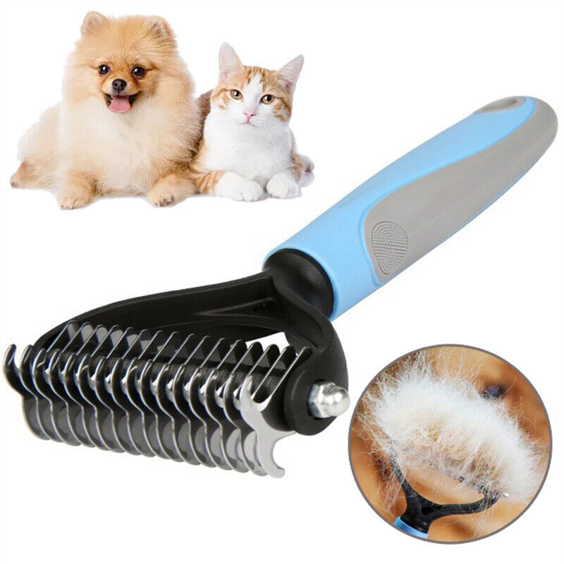 Double-sided Pet Grooming Brush for Dogs and Cats