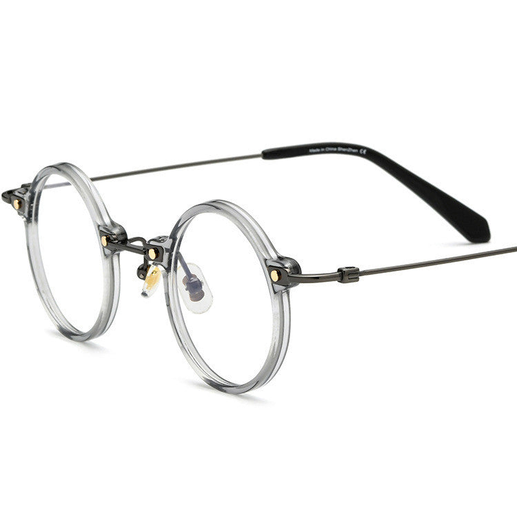 Women's Square B Titanium Plate Fashion Optical Glasses Frame IP Plating