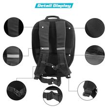 Led Backpack Screen Rider Motorcycle Locomotive Dazzlingly Cool Travel Screen Luminous Eyes