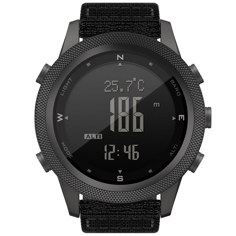 Men's Outdoor Height Stopwatch Metronome Air Pressure Temperature Compass Multifunctional Waterproof Sports Watch