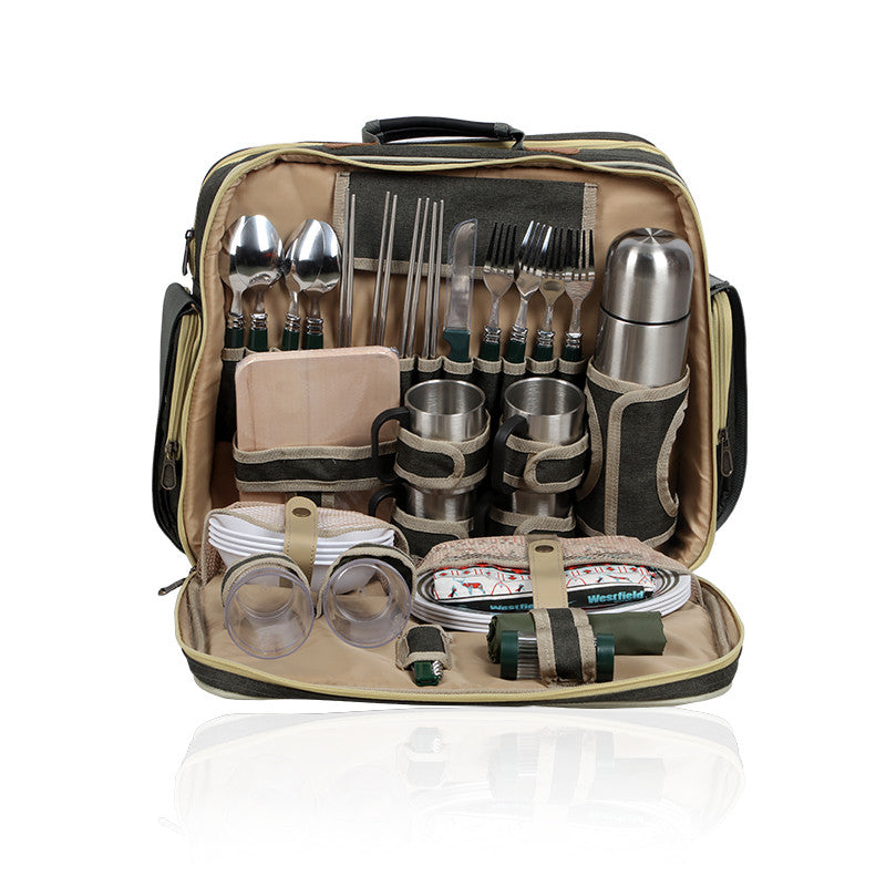 Picnic Bag Outdoor Equipment 4-person Tableware Set