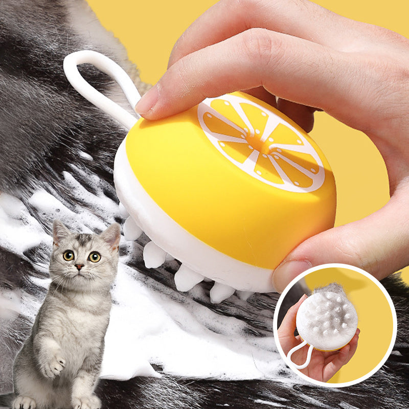 2-in-1 Pet Bath Brush and Massage Comb