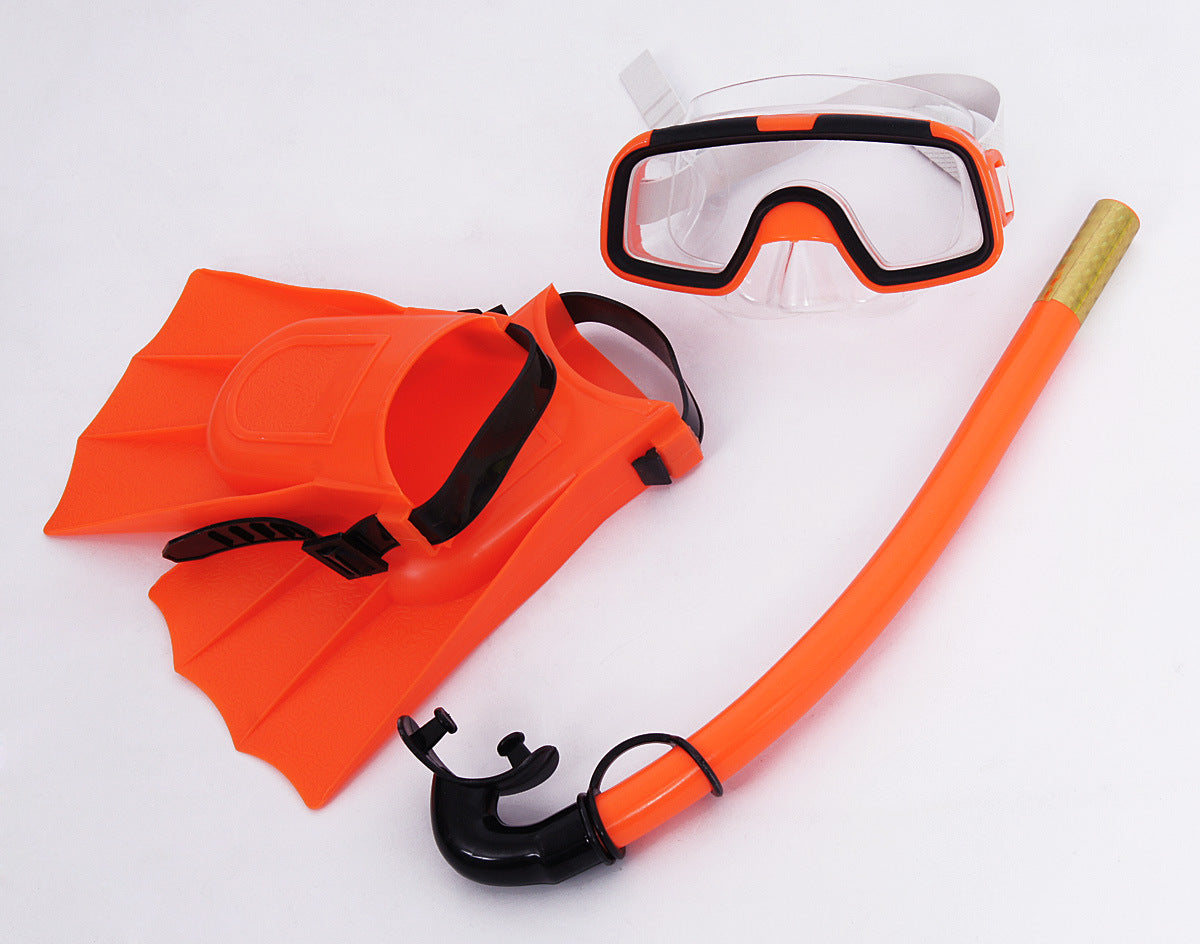 Swimming Diving Goggles With Easy Breath Dry Snorkel Tube Snorkeling Goggles Kid Adult