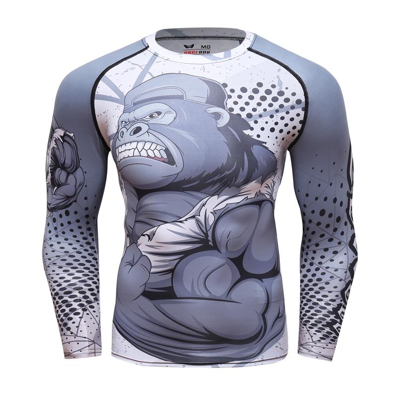 Long Sleeve Fitness Muay Thai Boxing Sport Sweater Mma Rashguard Boxing Jersey