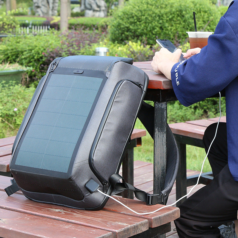 Men's Fashion Outdoor Lightweight Flexible Board Solar Shoulder Bag
