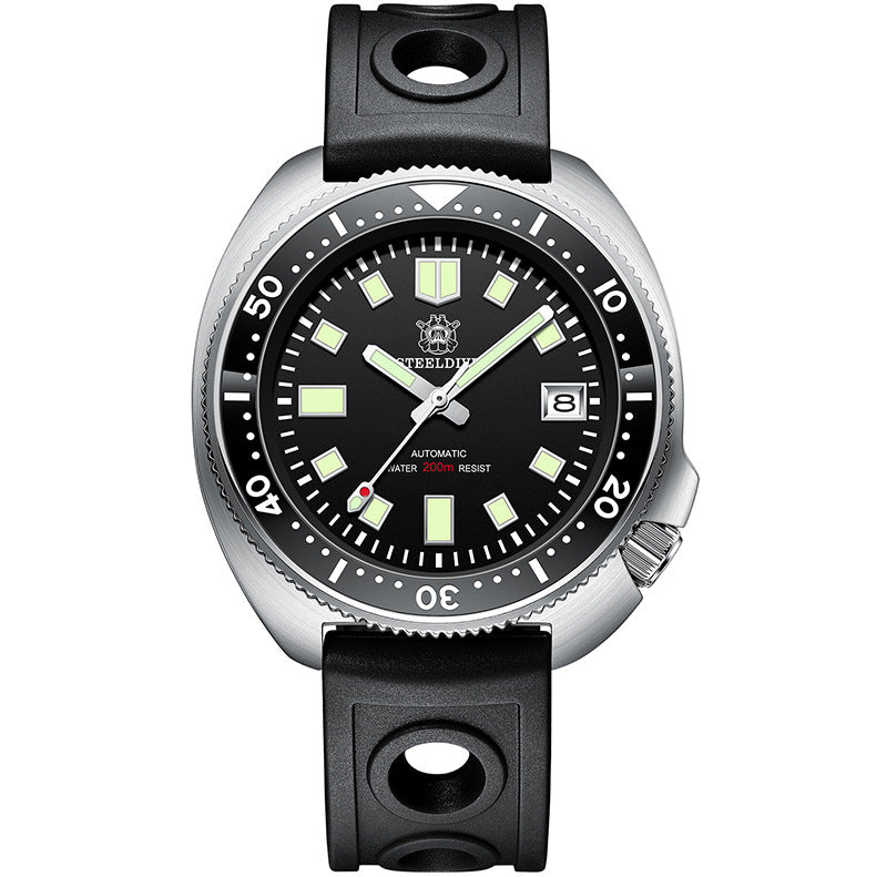 Diving Watch: Steel Men's Mechanical Watch