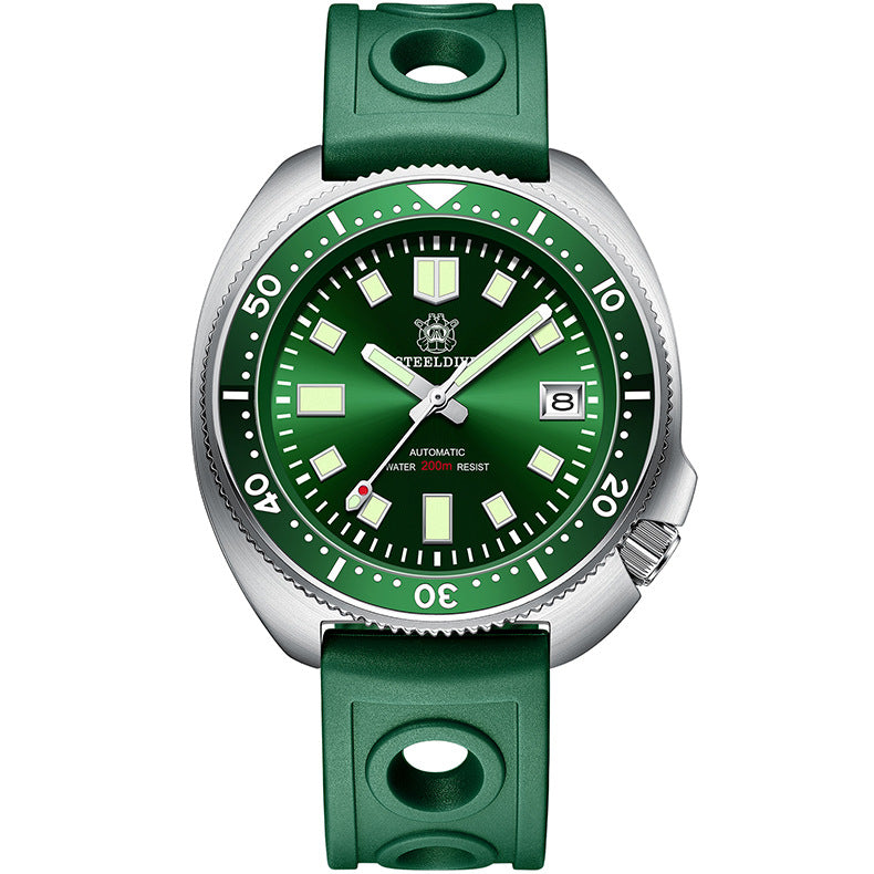 Diving Watch: Steel Men's Mechanical Watch