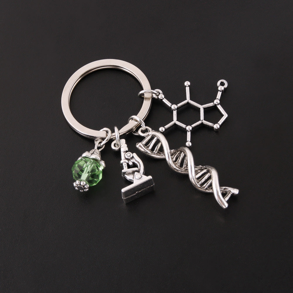 Keychain For Biochemical Instruments Microscope Flask