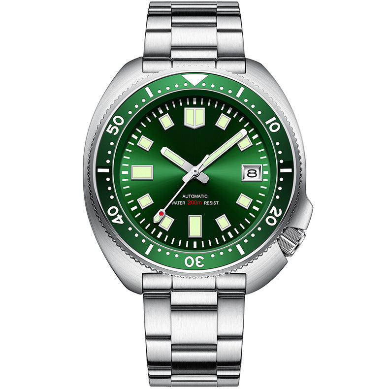 Diving Watch: Steel Men's Mechanical Watch