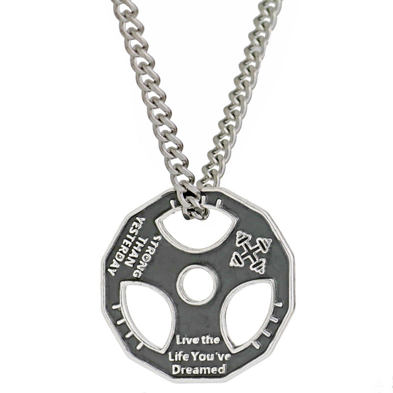 sports-barbell-necklace-mens-tide-brand-pendant