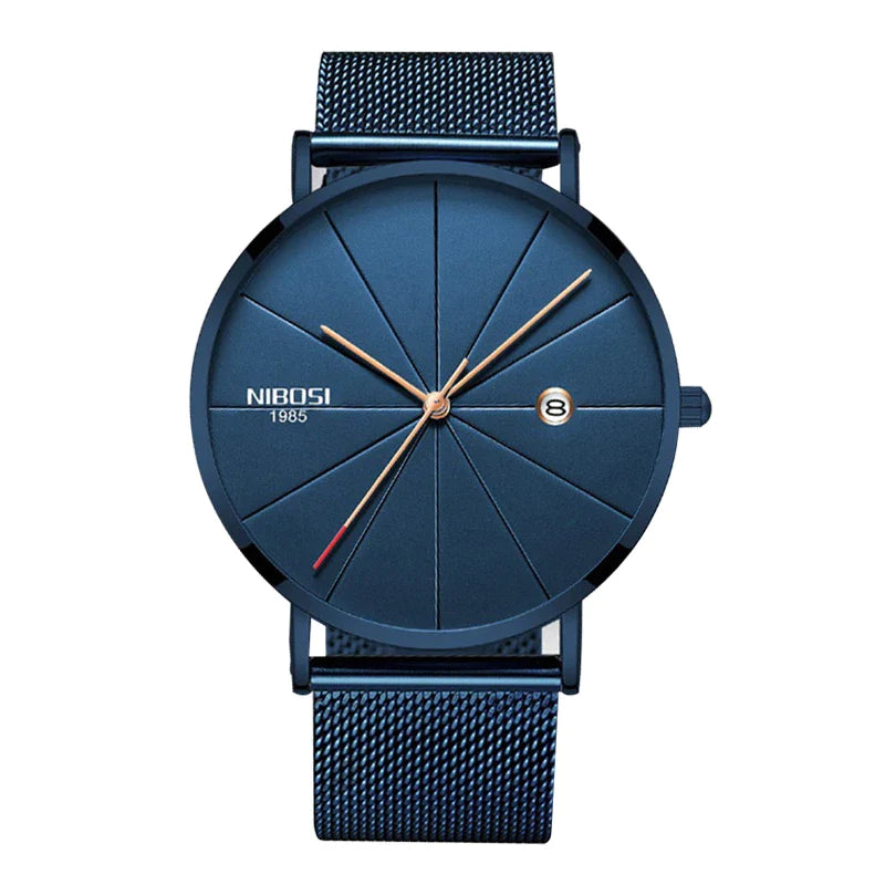 NIBOSI Men's Ultra Thin Quartz Watch - 2321