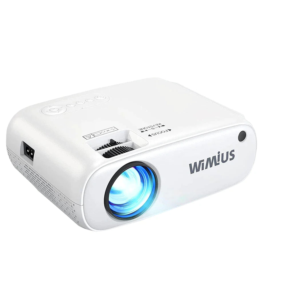 W2 Mini Projector - 7500 Lumens, Full HD 1080p & 4K Support, Perfect for Home Theater & Phone Mirroring