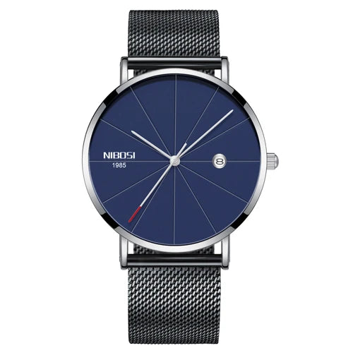 NIBOSI Men's Ultra Thin Quartz Watch - 2321