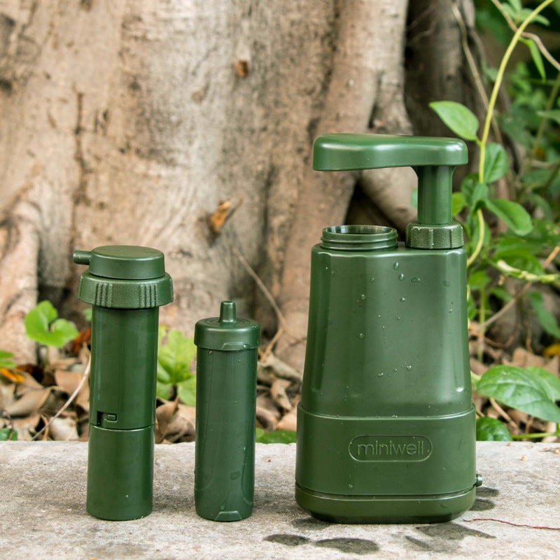 Single Soldier Water Purifier Outdoor Supplies Portable Survival Camping Sports Emergency Filter