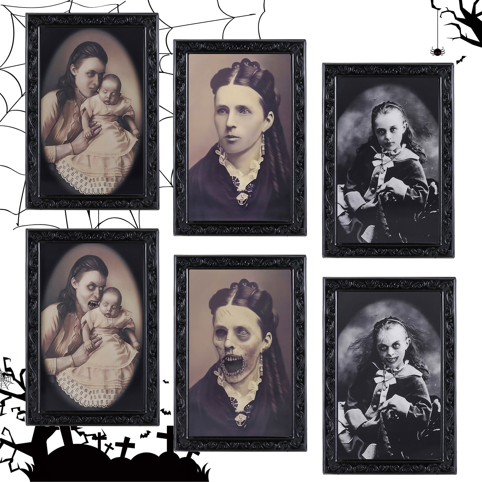 halloween-decoration-3d-changing-face-moving-picture-frame-portrait-horror-for-horror-party-decors-home-decorations