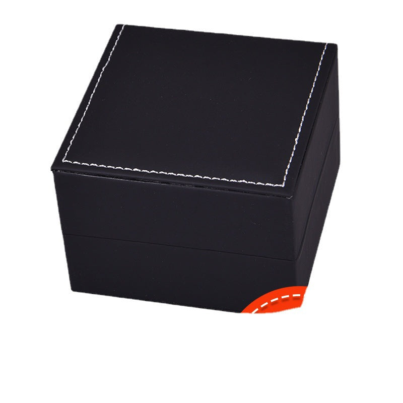 Watch Packaging Box Black Plastic Square Display